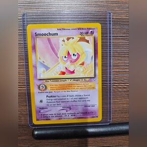 Pokemon Smoochum Trading Card